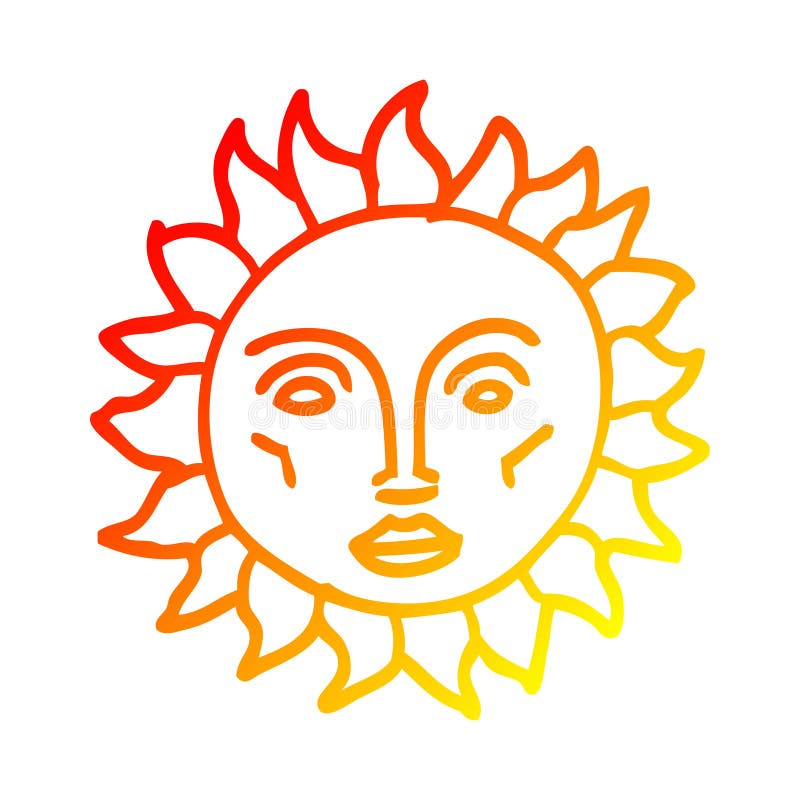 Minimalist flat tribal sun design on Craiyon