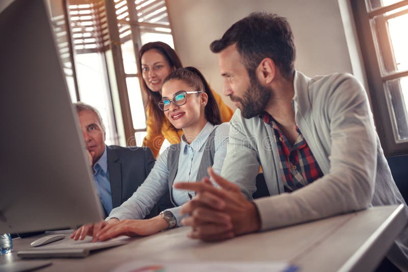 Creatives business woman leading meeting royalty free stock images Creatives business woman leading meeting royalty free stock images