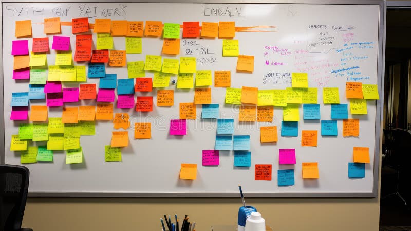 Creativity diversity white board royalty free illustration