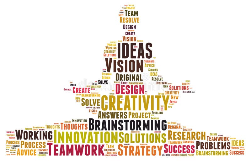 Creativity and Ideas and Vision Stock Illustration Illustration of