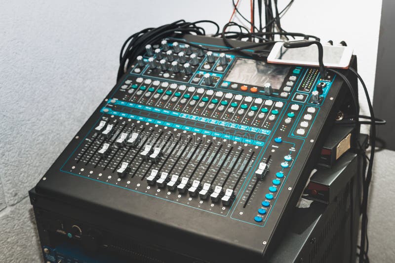 Creativity and Music. Music Mixer. Recording Studio. Musical Equipment