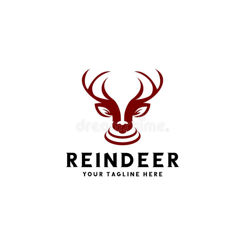 Creativo El Reno Logo Ready Para Utilizar El Vector Art Logo Del Diseño