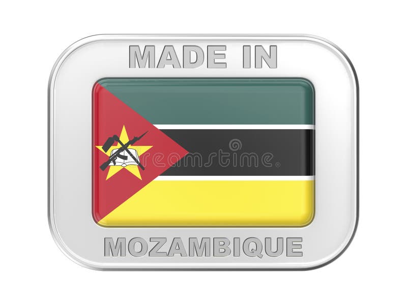 Creato in Mozambico royalty illustrazione gratis