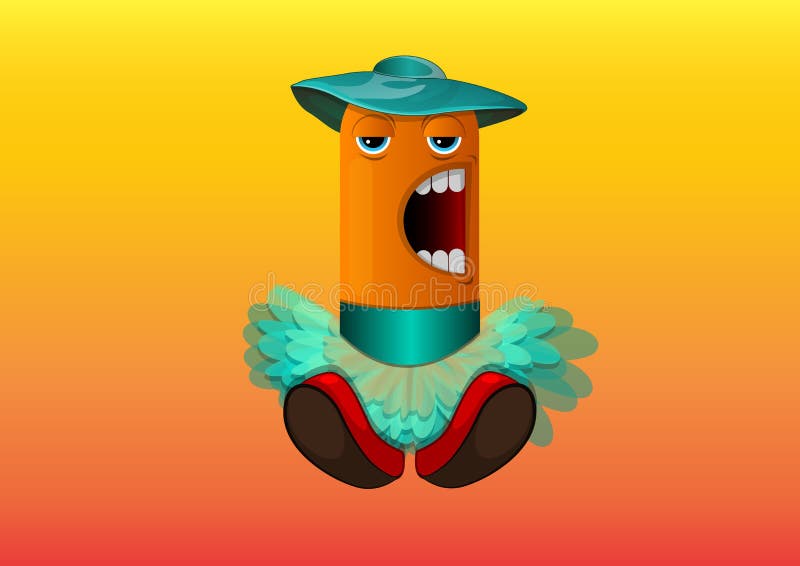 Download Creature In Disguise, Illustration Stock Vector - Illustration of color, evil: 25968092