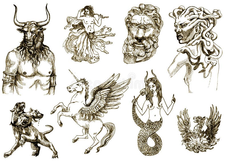 Creature Mystical II royalty illustrazione gratis Creature Mystical II royalty illustrazione gratis