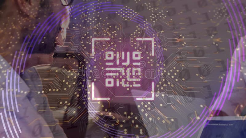 Creazione di una rete di connessioni tra diversi imprenditori in ufficio stock footage