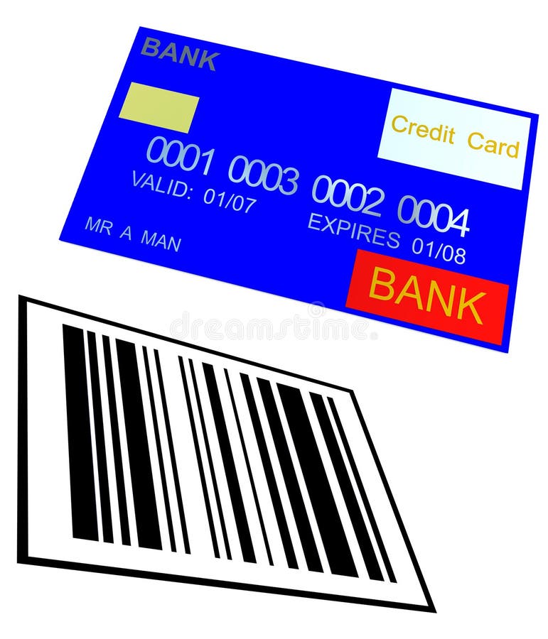 Credit Card And Barcode 8