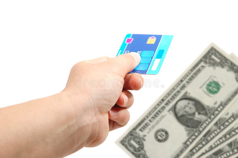 Hand Hold A Credit Card Picture. Image 2491520