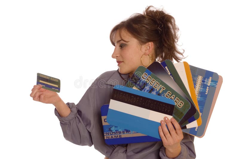 Credit cards royalty free stock photos