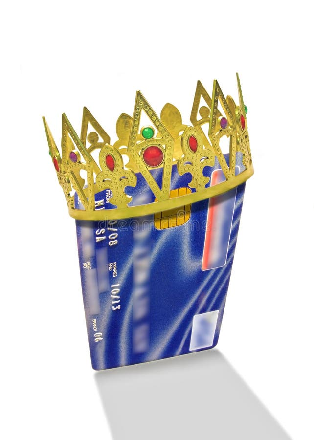 Credit is king stock image Credit is king stock image