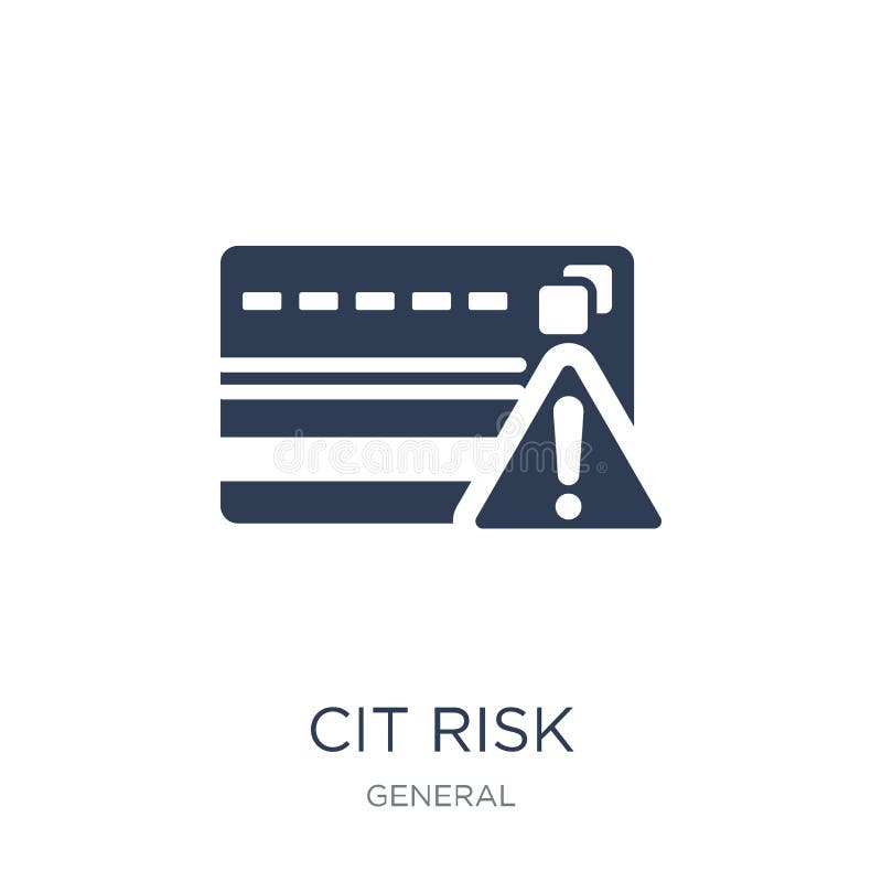 Credit Risk Icon. Trendy Modern Flat Linear Vector Credit Risk I Stock
