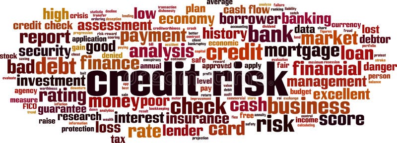 Credit Risk Icon in Filled, Thin Line, Outline and Stroke Style. Vector