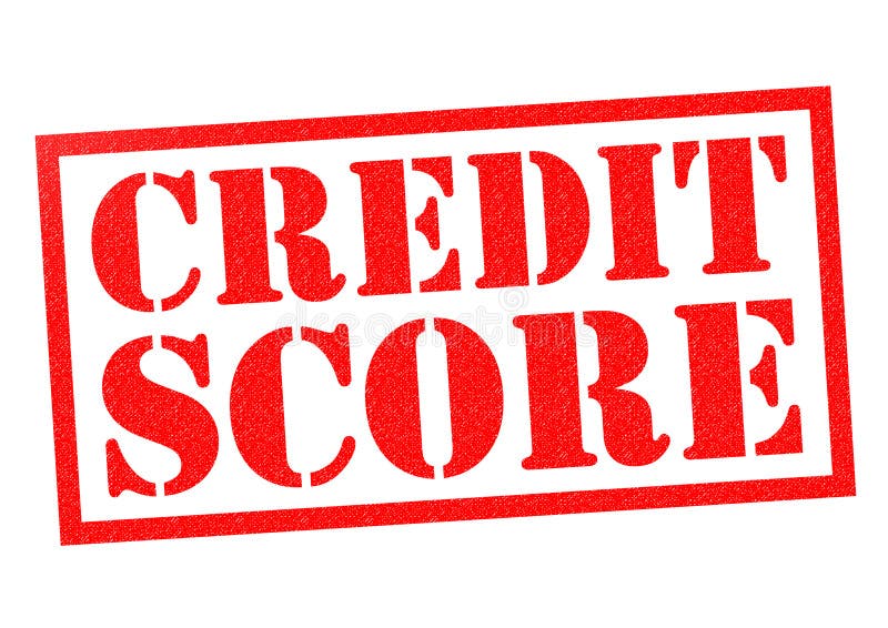 CREDIT SCORE royalty free illustration CREDIT SCORE royalty free illustration
