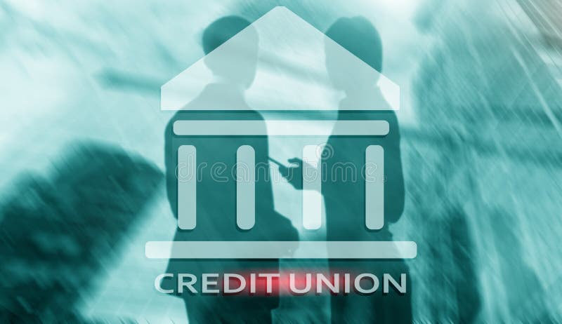 Credit Union De financi?le behulpzame bankwezendiensten De abstracte achtergrond van financi?n