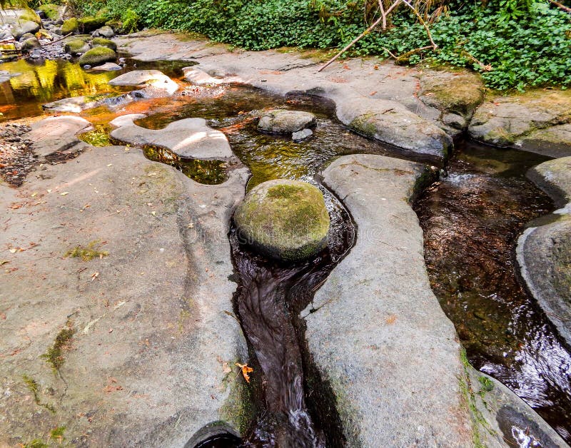 Creek Bed Design stock image. Image of creek, falls 267762415