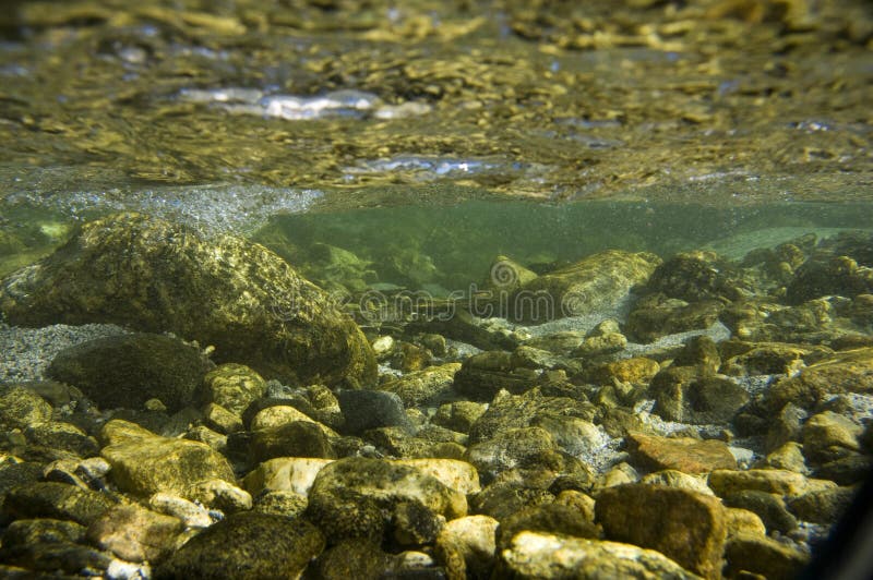 Creek underwater