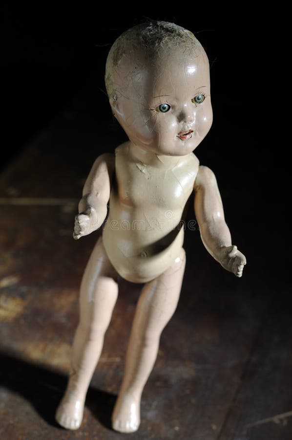 Creepy Doll stock photo. Image of antique, head, baby 7478632
