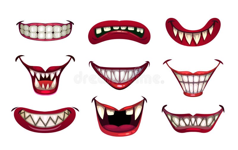 SCARY FACE Stock Illustration