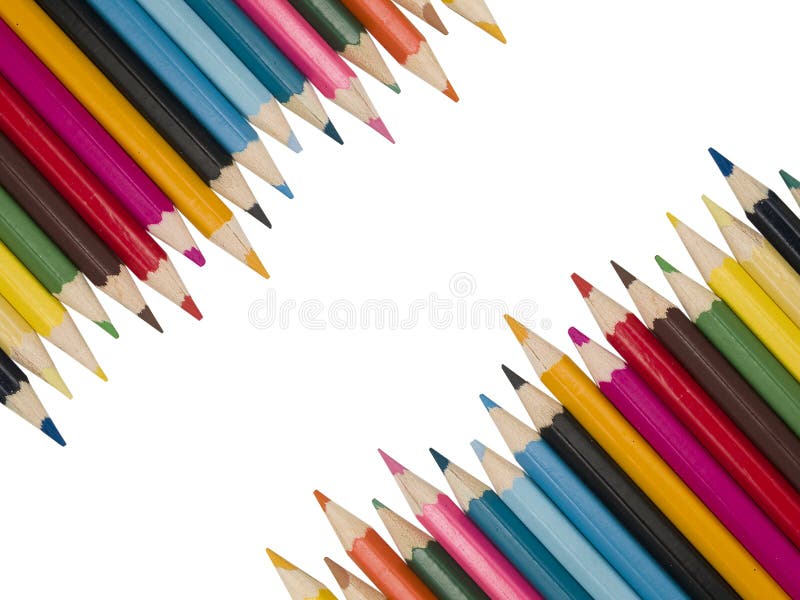Creioane colorate stock image