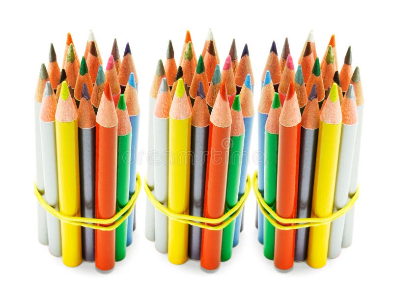 Creioane colorate royalty free stock photos