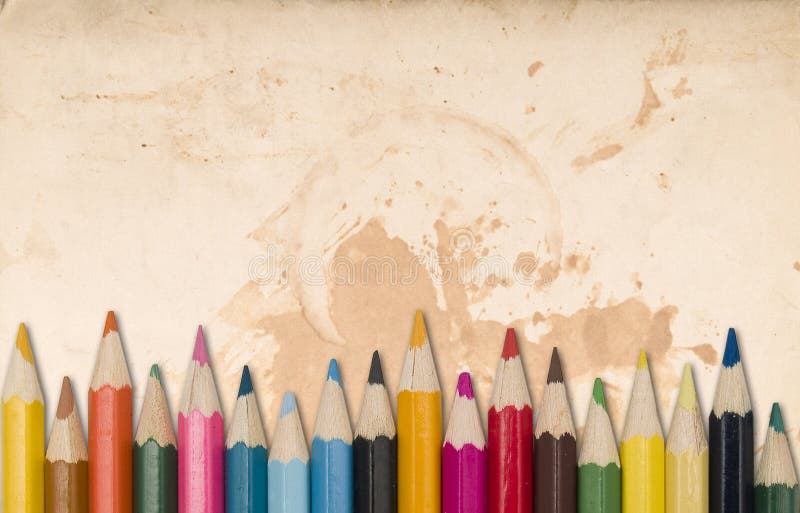 Creioane colorate royalty free stock photos