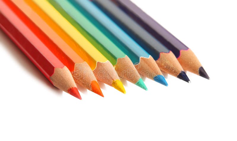 Creioane colorate stock photography