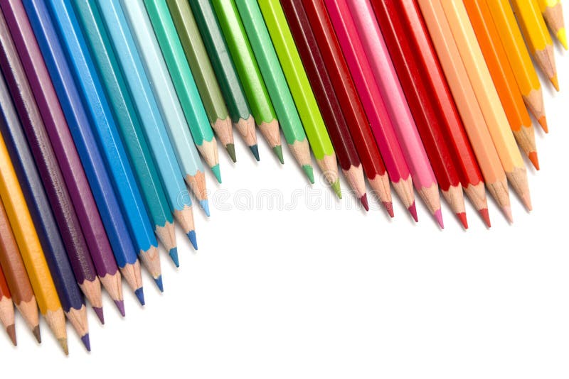 Creioane colorate royalty free stock images