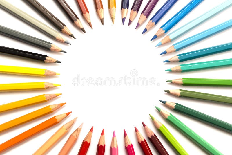 Creioane colorate royalty free stock photos
