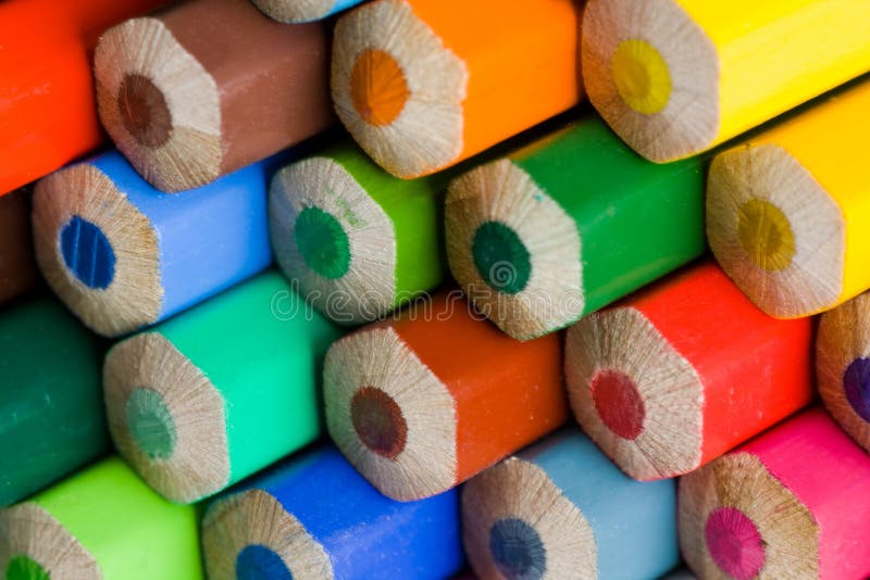 Creioane colorate royalty free stock image