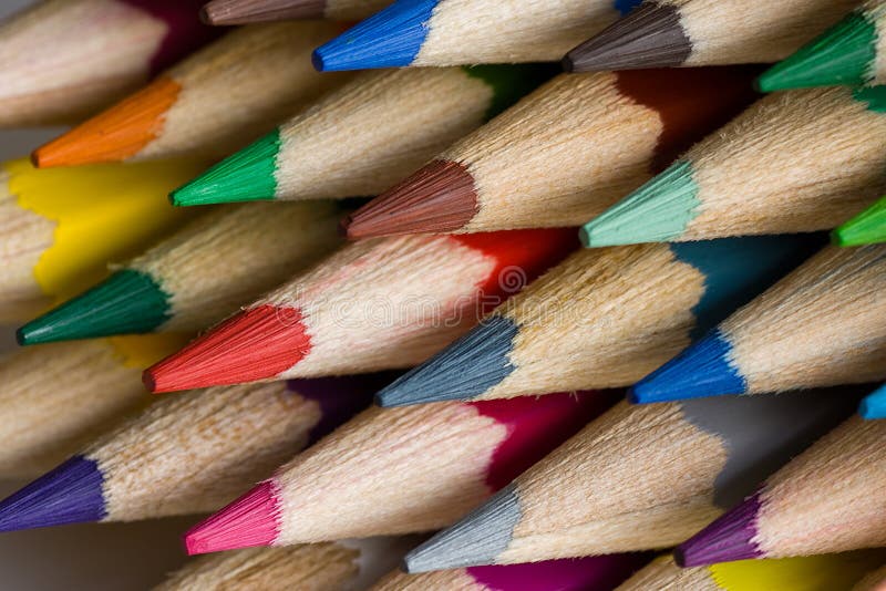 Creioane colorate stock image