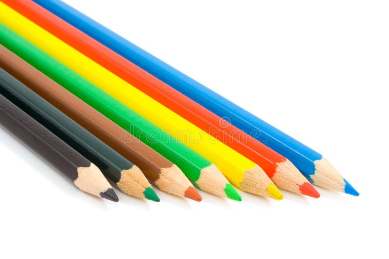 Creioane colorate royalty free stock photos