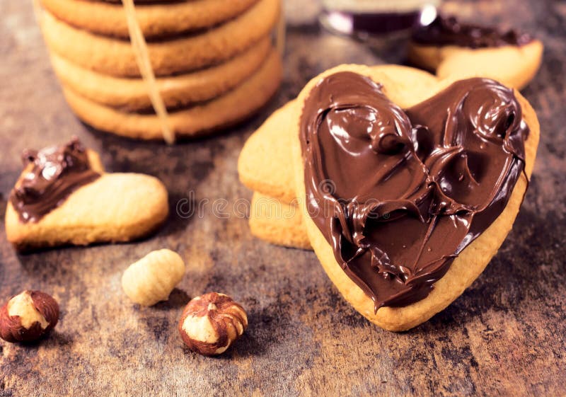 Crema delle nocciole immagine stock
