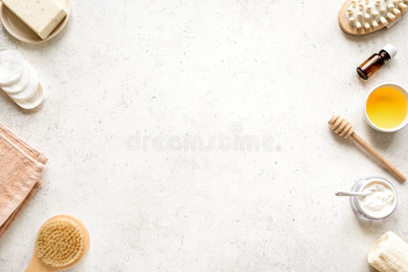 Crema e Honey Spa immagine stock libera da diritti Crema e Honey Spa immagine stock libera da diritti