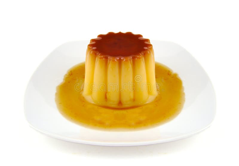 Creme karmel, karmelu custard lub custard pudding, zdjęcia royalty free Creme karmel, karmelu custard lub custard pudding, zdjęcia royalty free