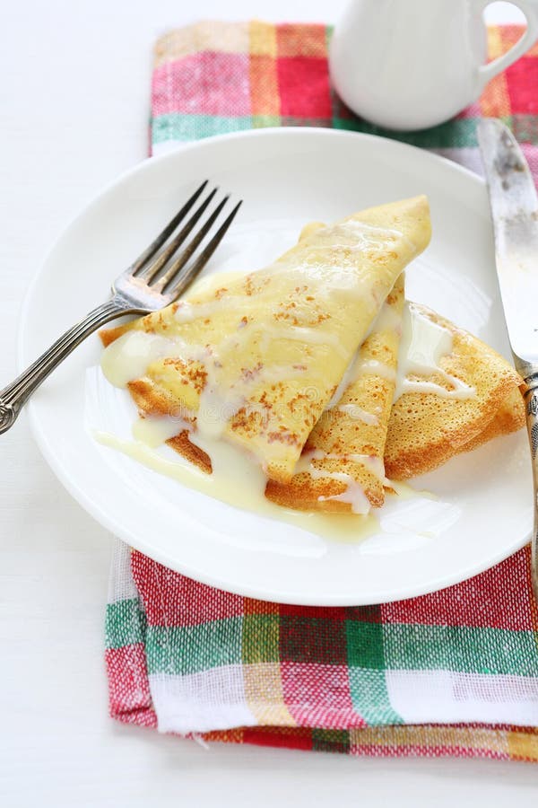 Pancakes with Condensed Milk