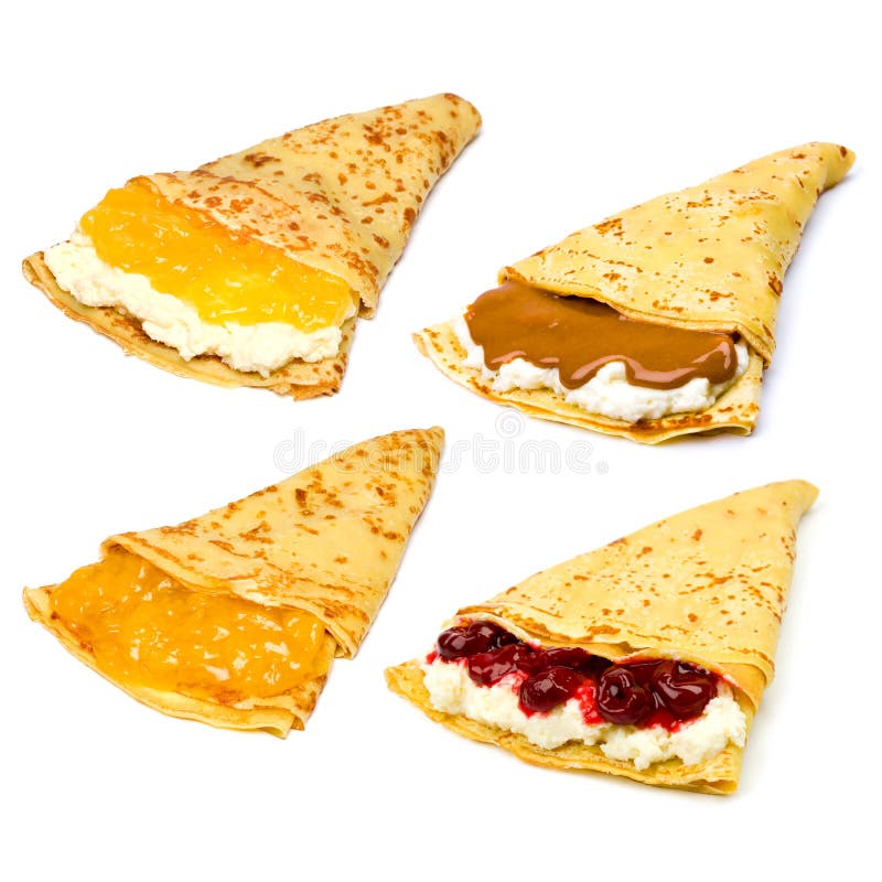 Crepes fotografía de archivo libre de regalías Crepes fotografía de archivo libre de regalías