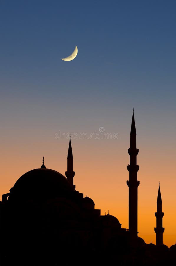 Crepúsculo de Istambul fotografia de stock royalty free Crepúsculo de Istambul fotografia de stock royalty free