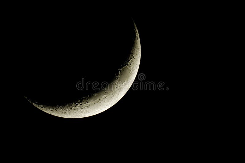 Crescent Moon stock photo