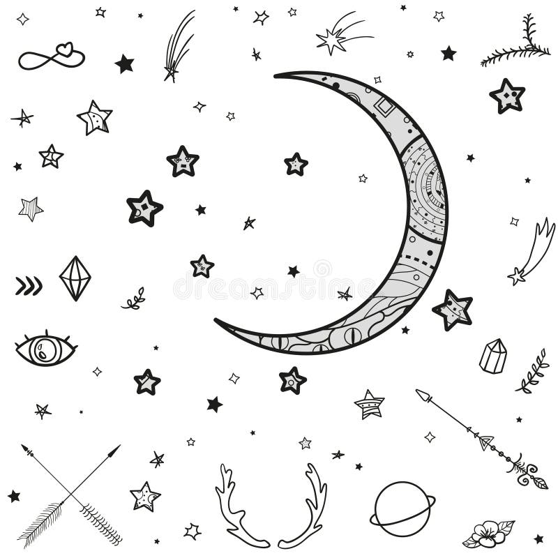 Galaxy Drawings Black White Stock Illustrations 46 Galaxy Drawings