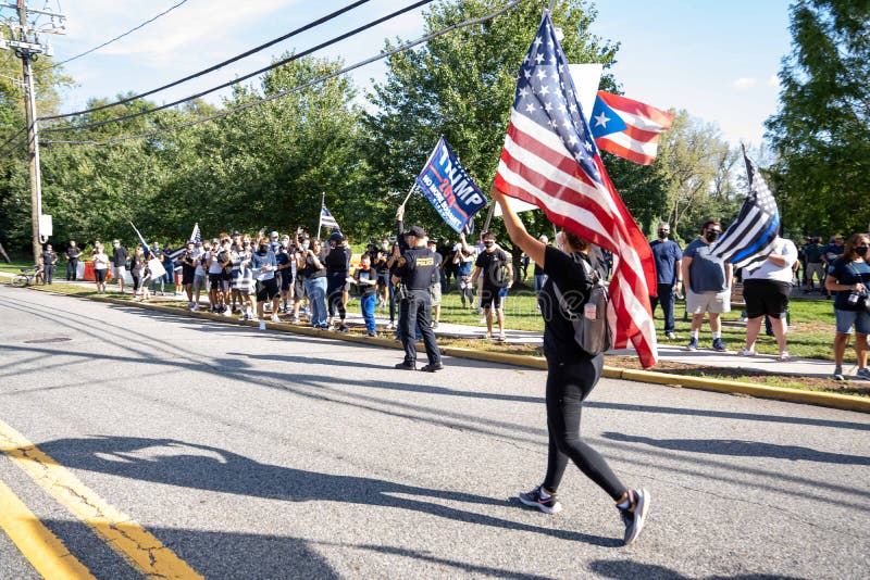 Cresskill, New Jersey/USA: September 12th, 2020 - BLM Flag Counter ...