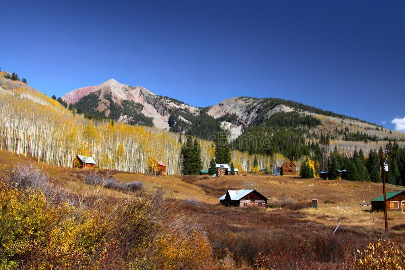 Crested butte stock photo. Image of town, autumn, crested 11343004