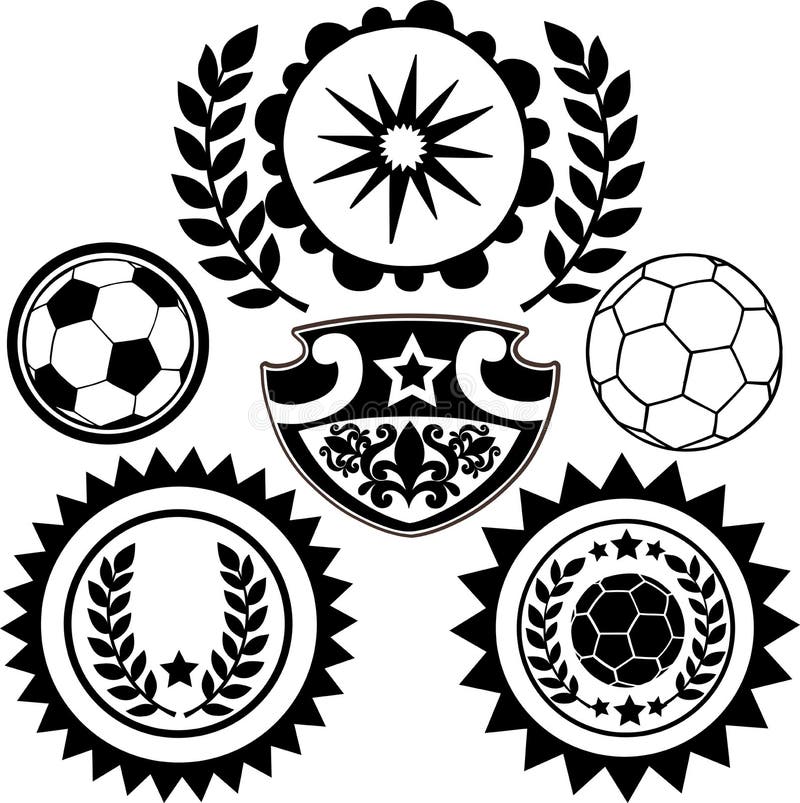crests вектор спортов футбола иллюстрации иллюстрация штока crests вектор спортов футбола иллюстрации иллюстрация штока