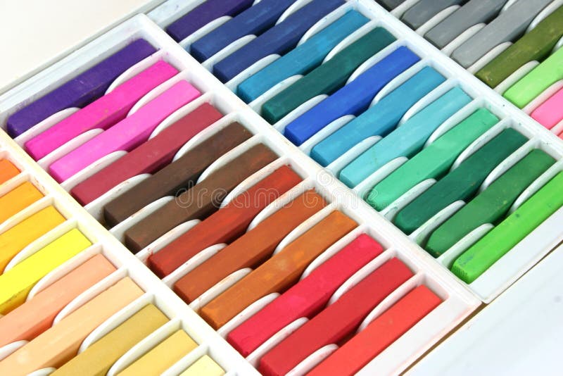 Download Creyones En Colores Pastel De La Tiza Imagen de archivo - Imagen de anaranjado, palette: 178609