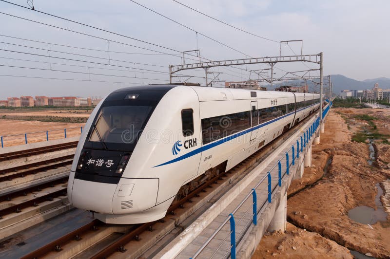 CRH train editorial stock image Image of travels minutes 25305759