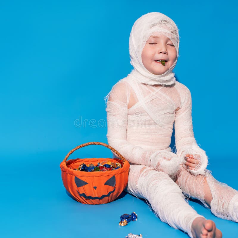 Fantasia halloween mumia infantil