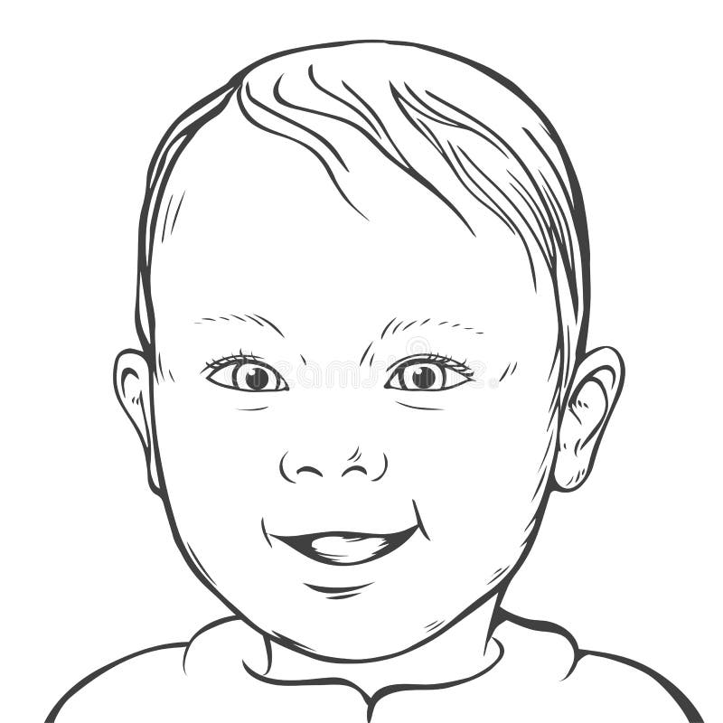 Caráter Pequeno Do Minimalismo Dos Desenhos Animados Do Bebê Ilustração  Stock - Ilustração de arte, desenho: 123813461