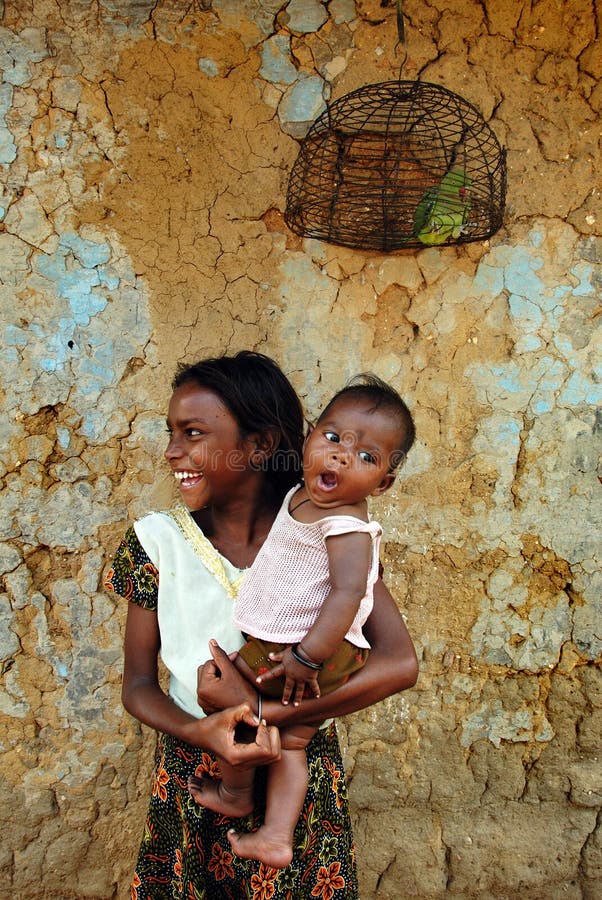 Criança da menina em India imagens de stock Criança da menina em India imagens de stock