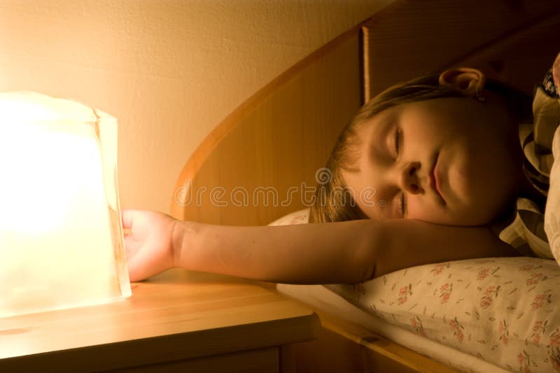 Criança em sonho fotos de stock