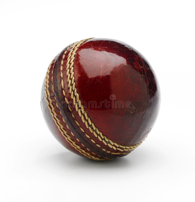 Cricket Ball stock photo. Image of circular, ball, stitching 14135146