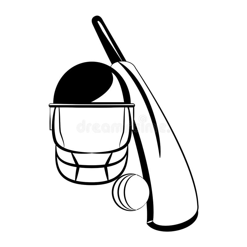 Bat Ball Clipart Black And White